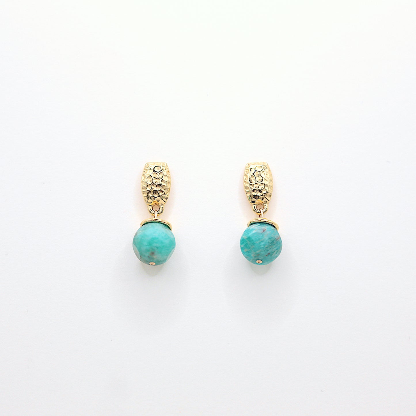 Boucles d'oreilles en Amazonite