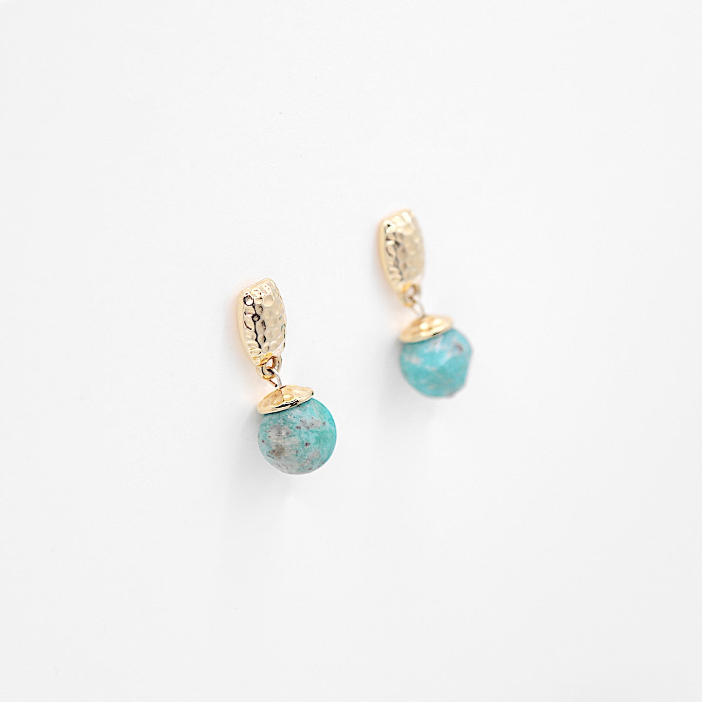 Boucles d'oreilles en Amazonite