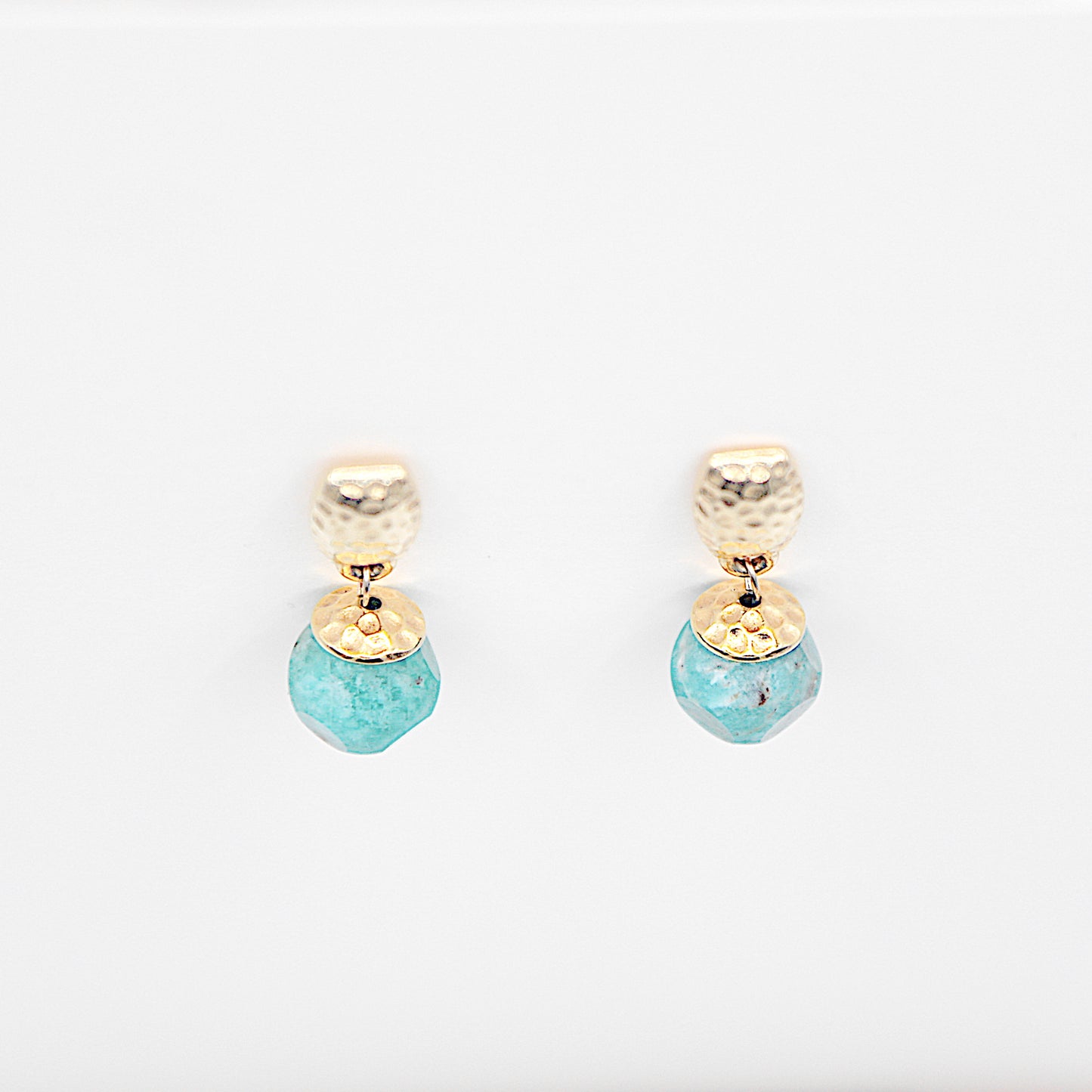 Boucles d'oreilles en Amazonite