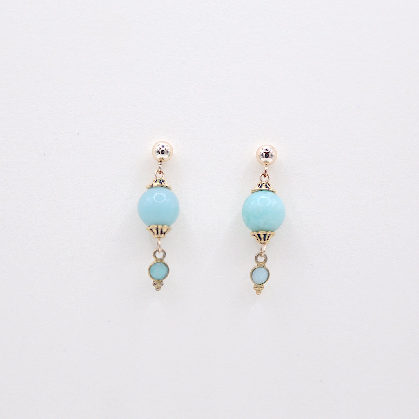Boucles d'oreilles en Amazonite