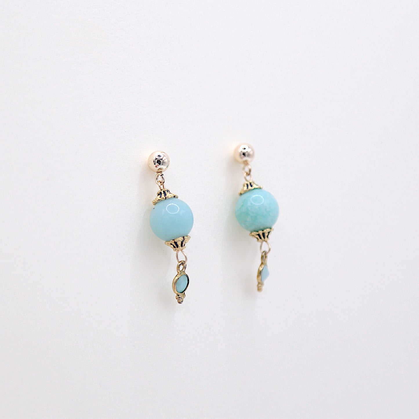 Boucles d'oreilles en Amazonite