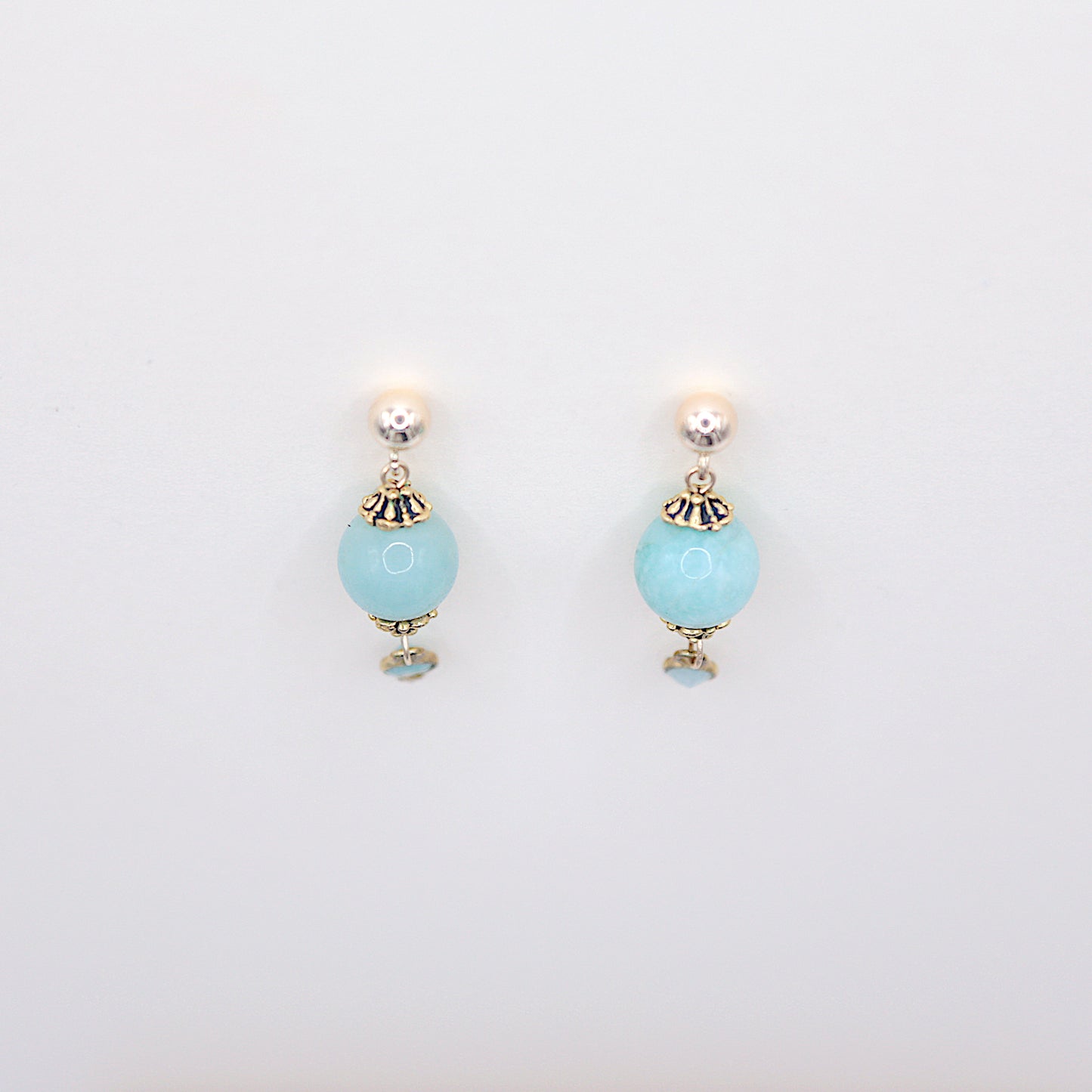 Boucles d'oreilles en Amazonite