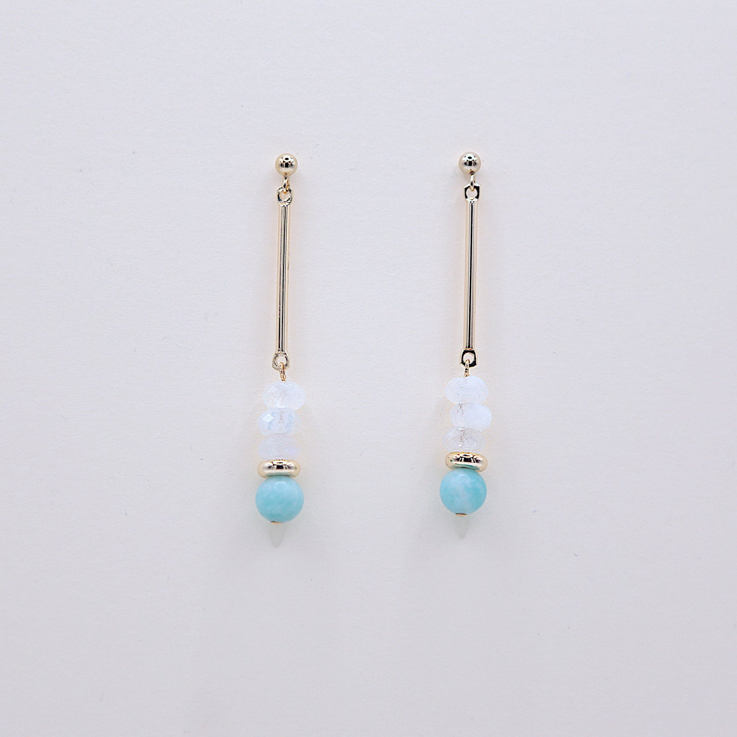 Boucles d'oreilles en Amazonite