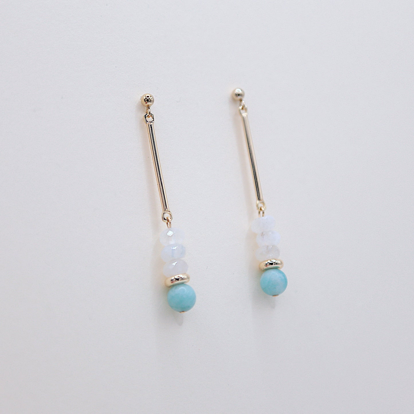 Boucles d'oreilles en Amazonite