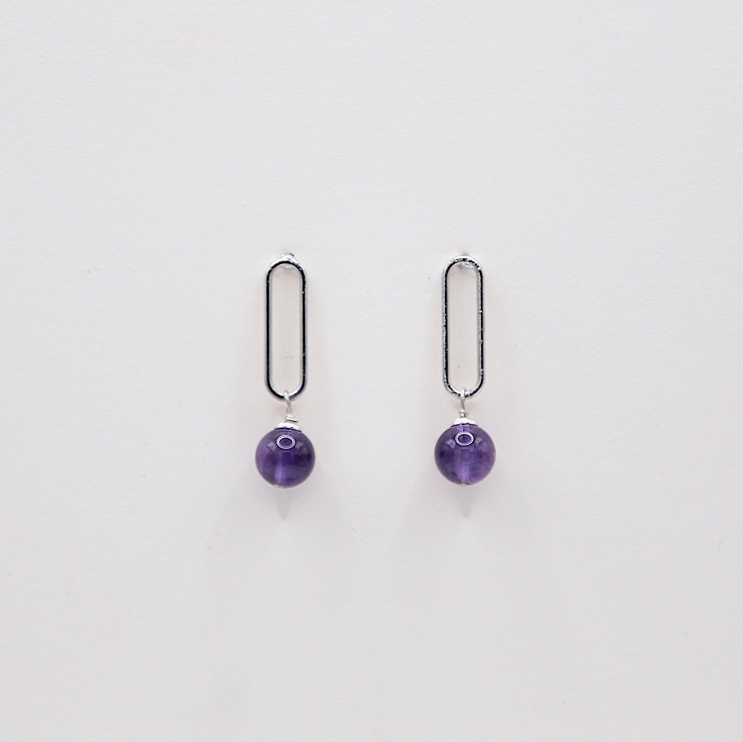 Boucles d'oreilles en Améthyste