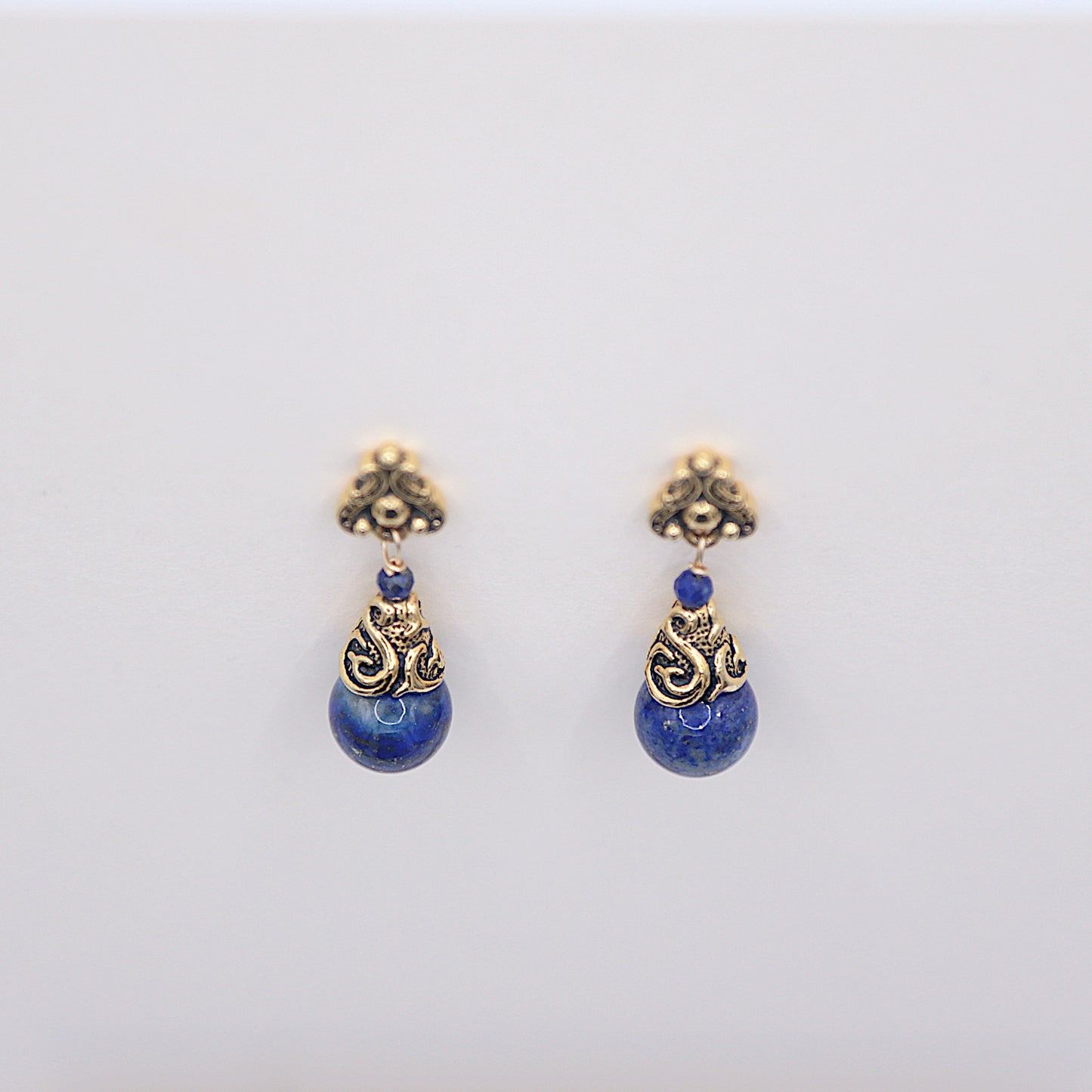 Boucles d'oreilles en Lapis-Lazuli