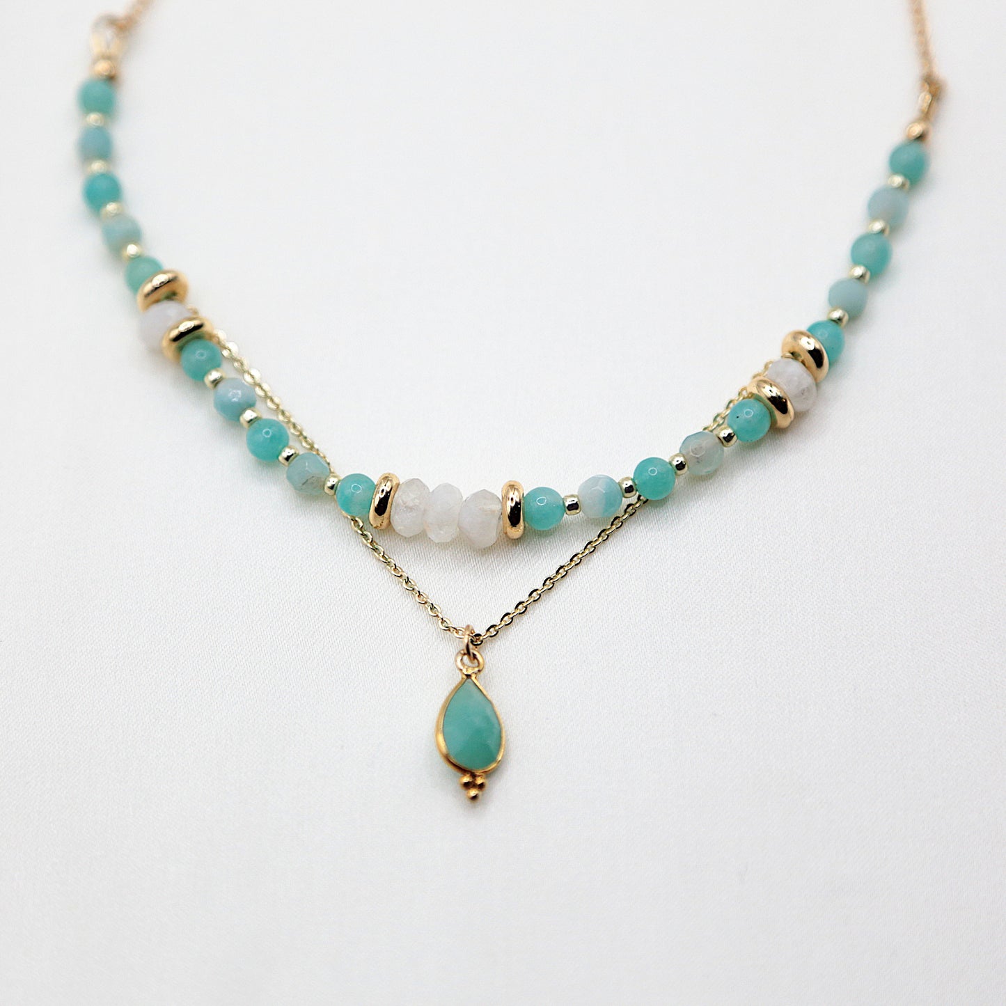 Collier en Amazonite