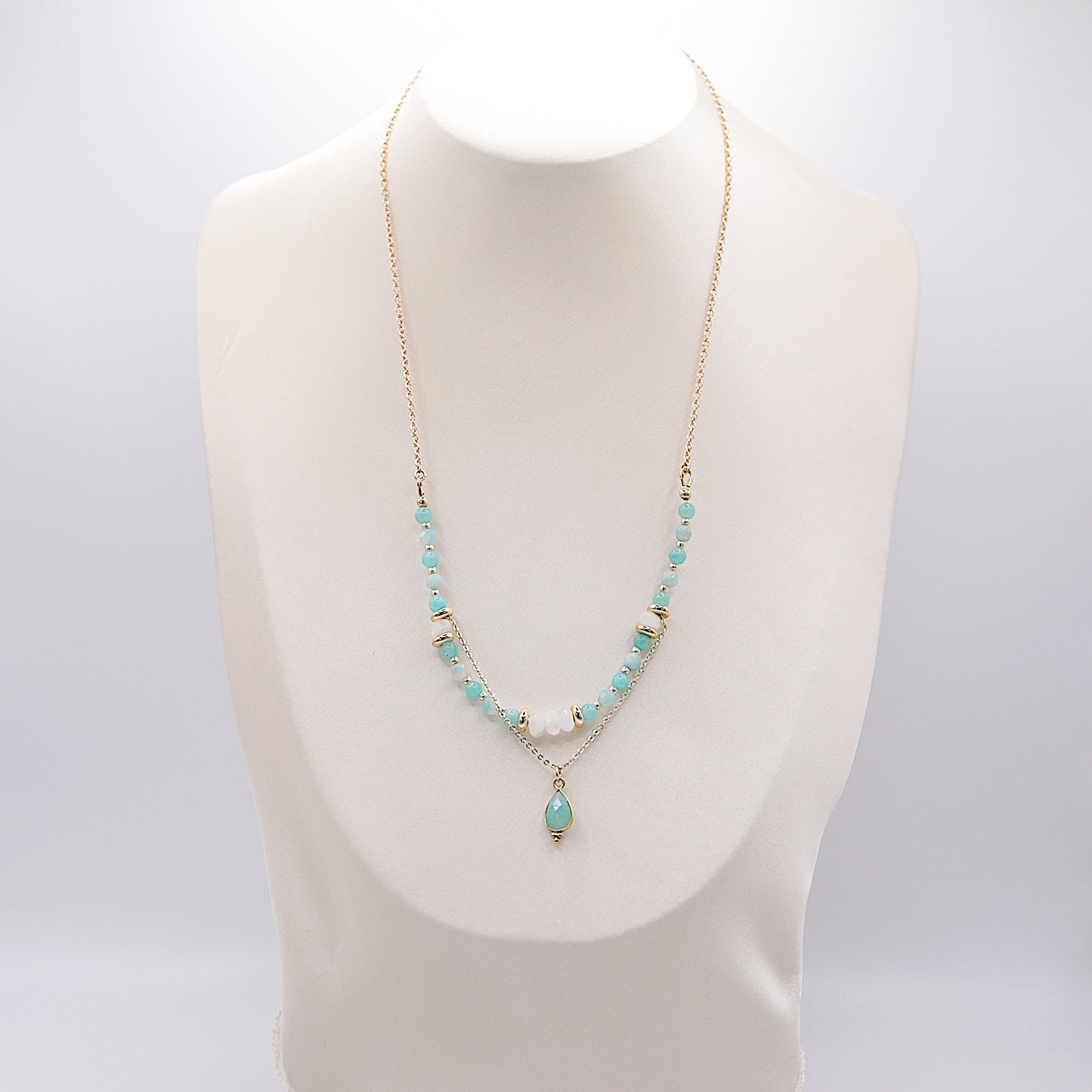 Collier en Amazonite