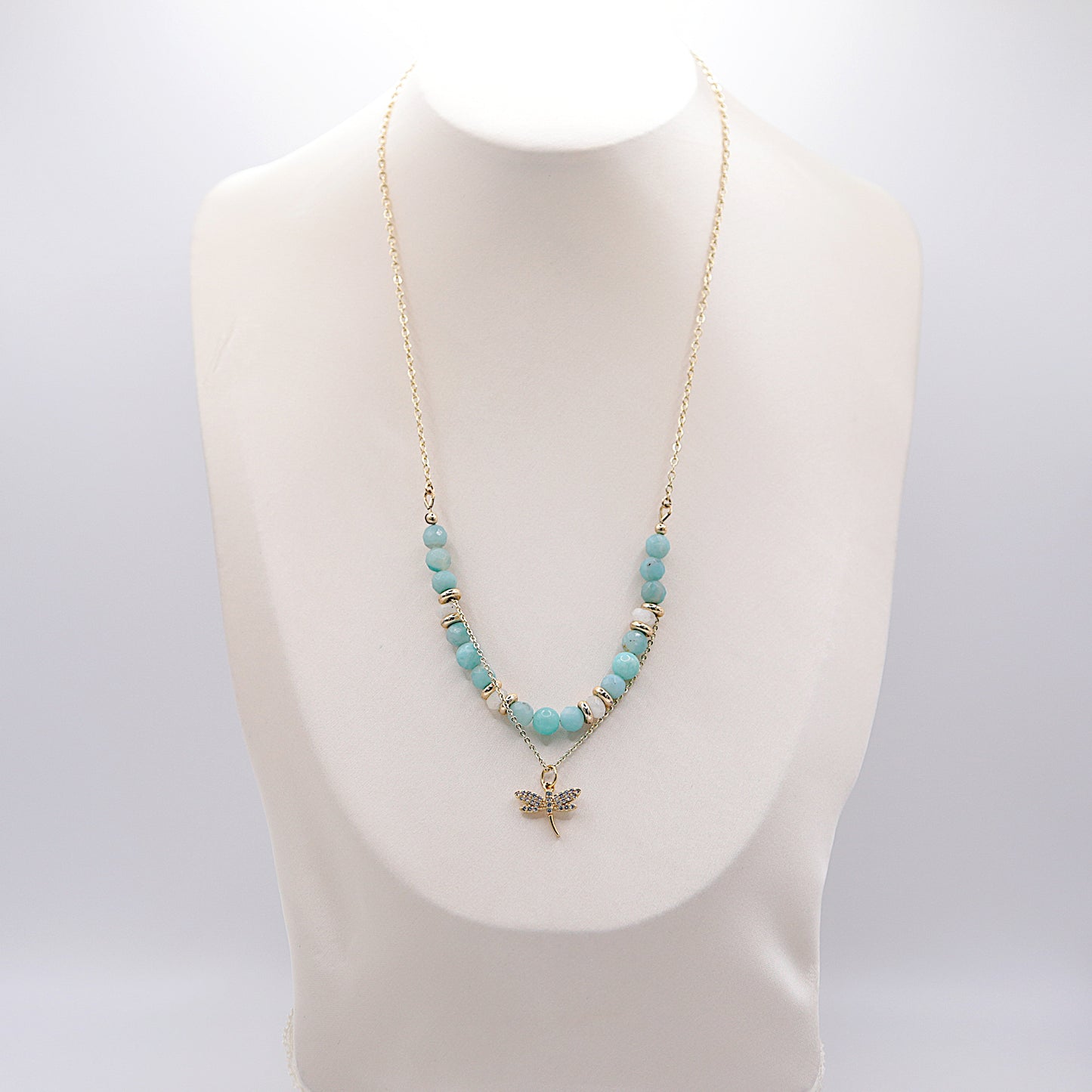 Collier en Amazonite