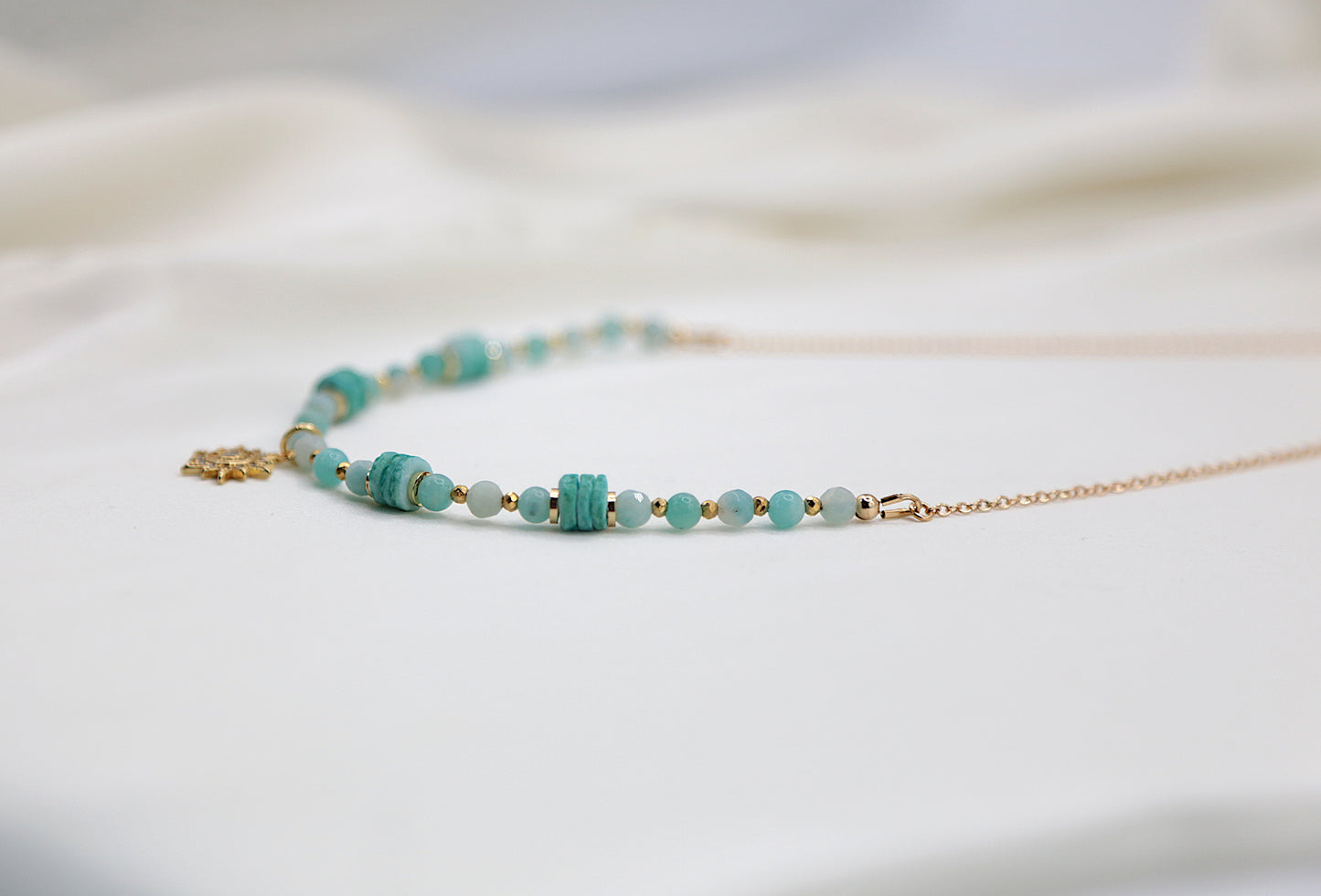 Collier en Amazonite