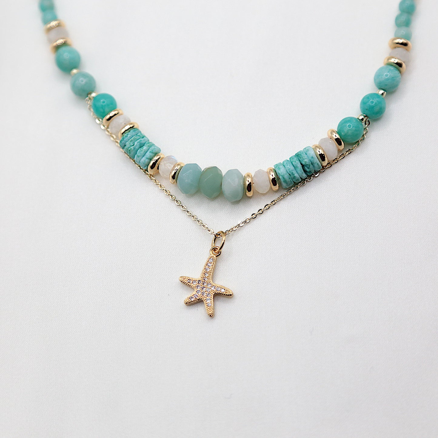 Collier en Amazonite