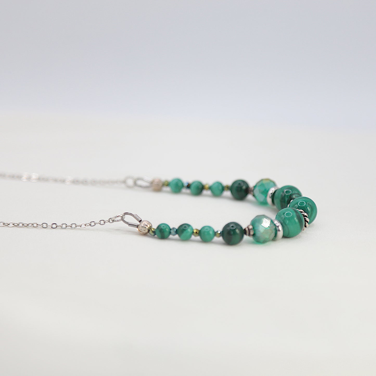 Collier en Malachite