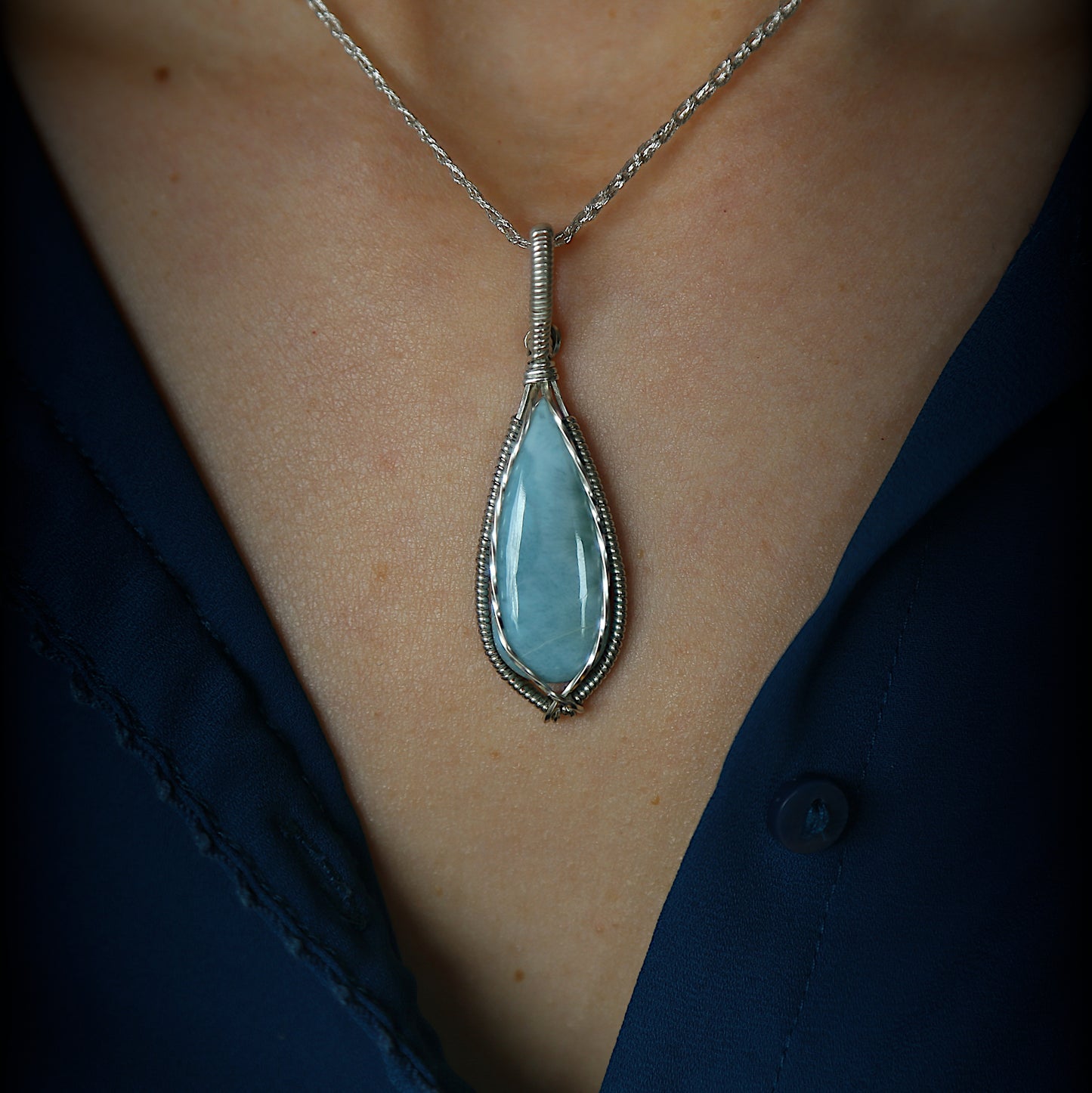 Pendentif Larimar