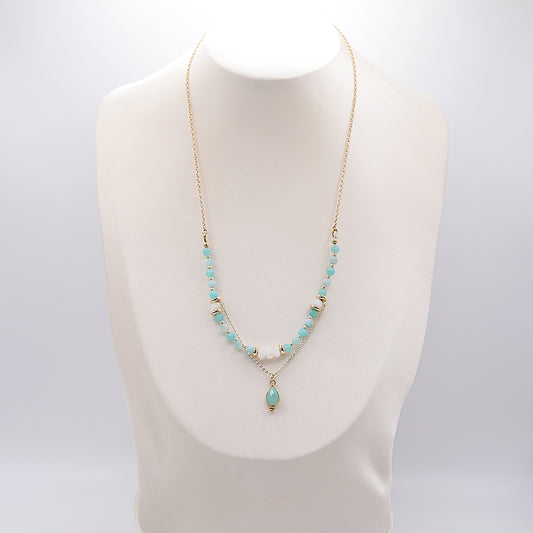 Collier en Amazonite
